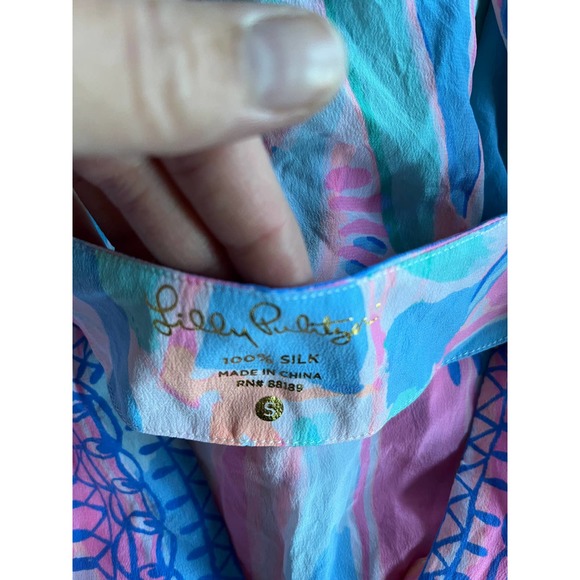 Lilly Pulitzer Boho Silk Top - Picture 2 of 3